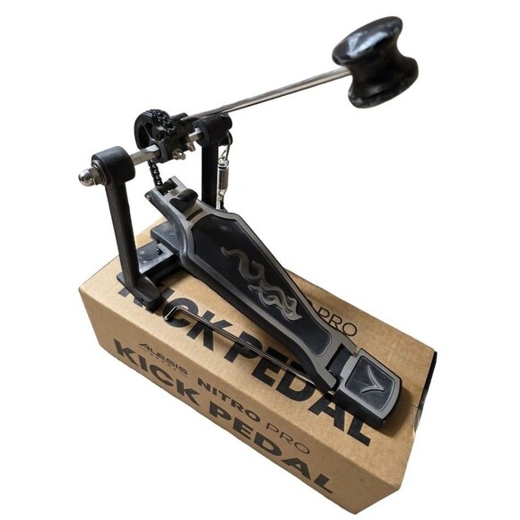 Alesis Drums Nitro Pro Kick Pedal w Storage Box Musical Instrument Replacement - Picture 1 of 7